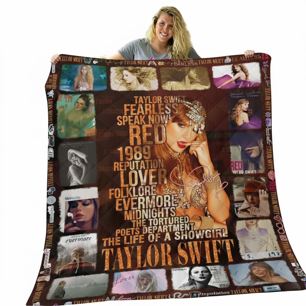 TS Inspired Blanket for Music Fans And Collectors