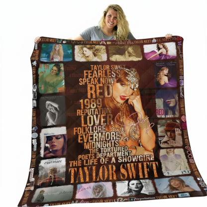 TS Inspired Blanket for Music Fans And Collectors