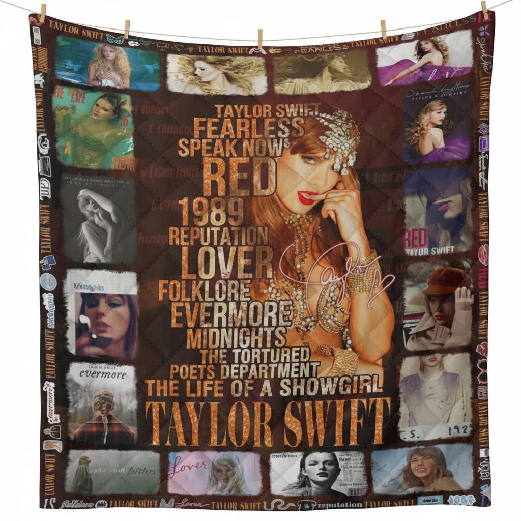 TS Inspired Blanket for Music Fans And Collectors