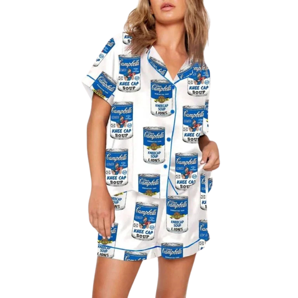 Motor City Dan Grit Soup Printed Pajama Set
