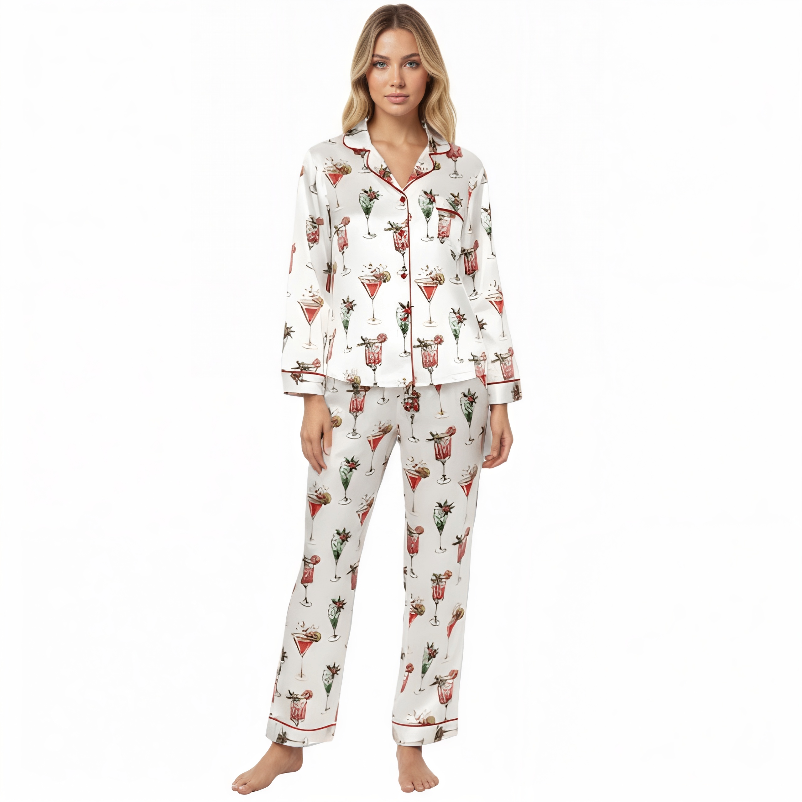 Christmas Glass Pajama Set