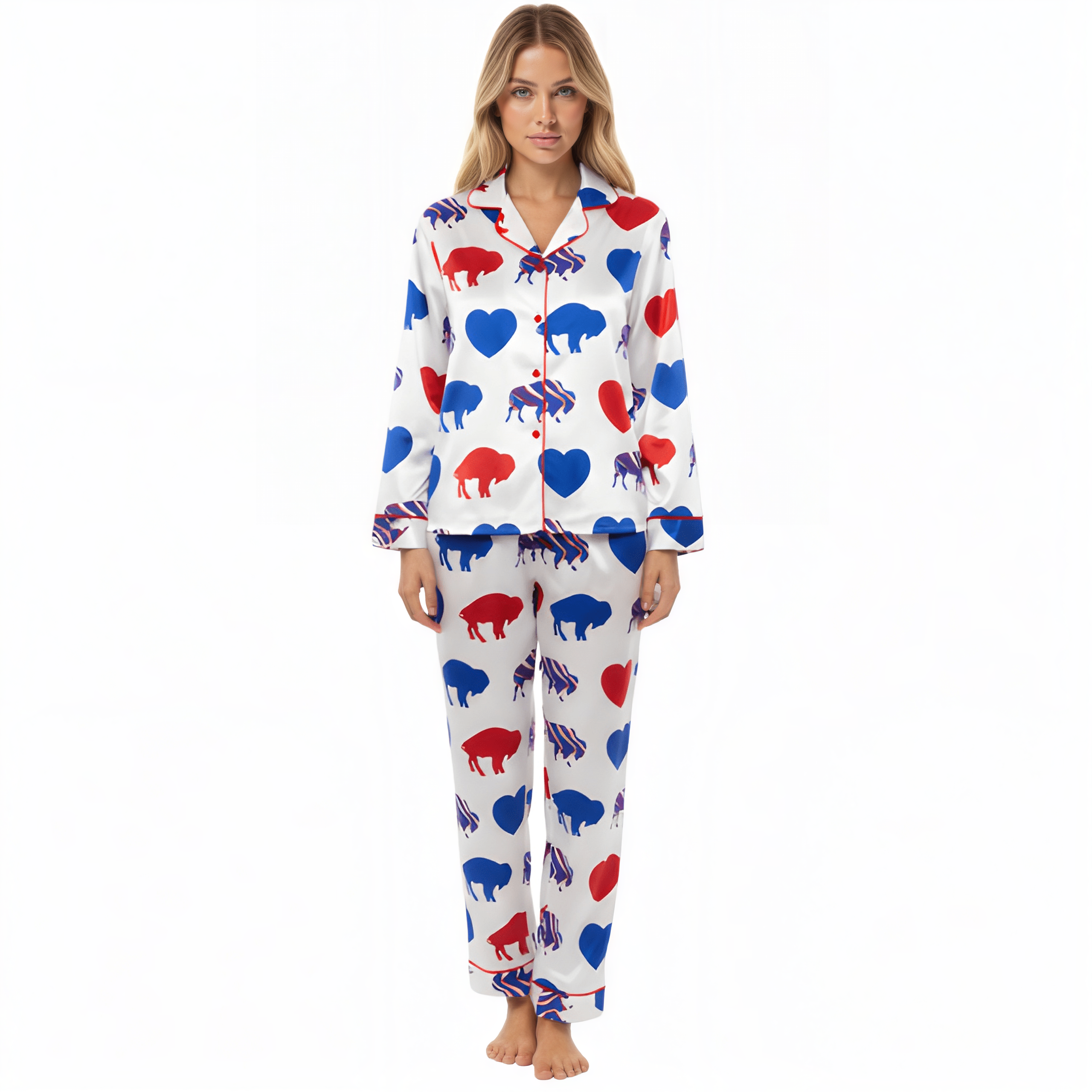 Buffalo Themed Football Pajama Set