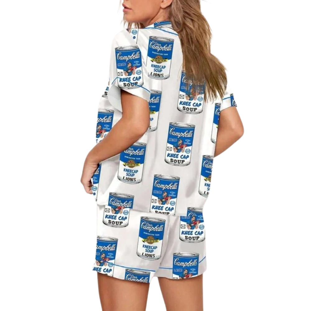 Motor City Dan Grit Soup Printed Pajama Set