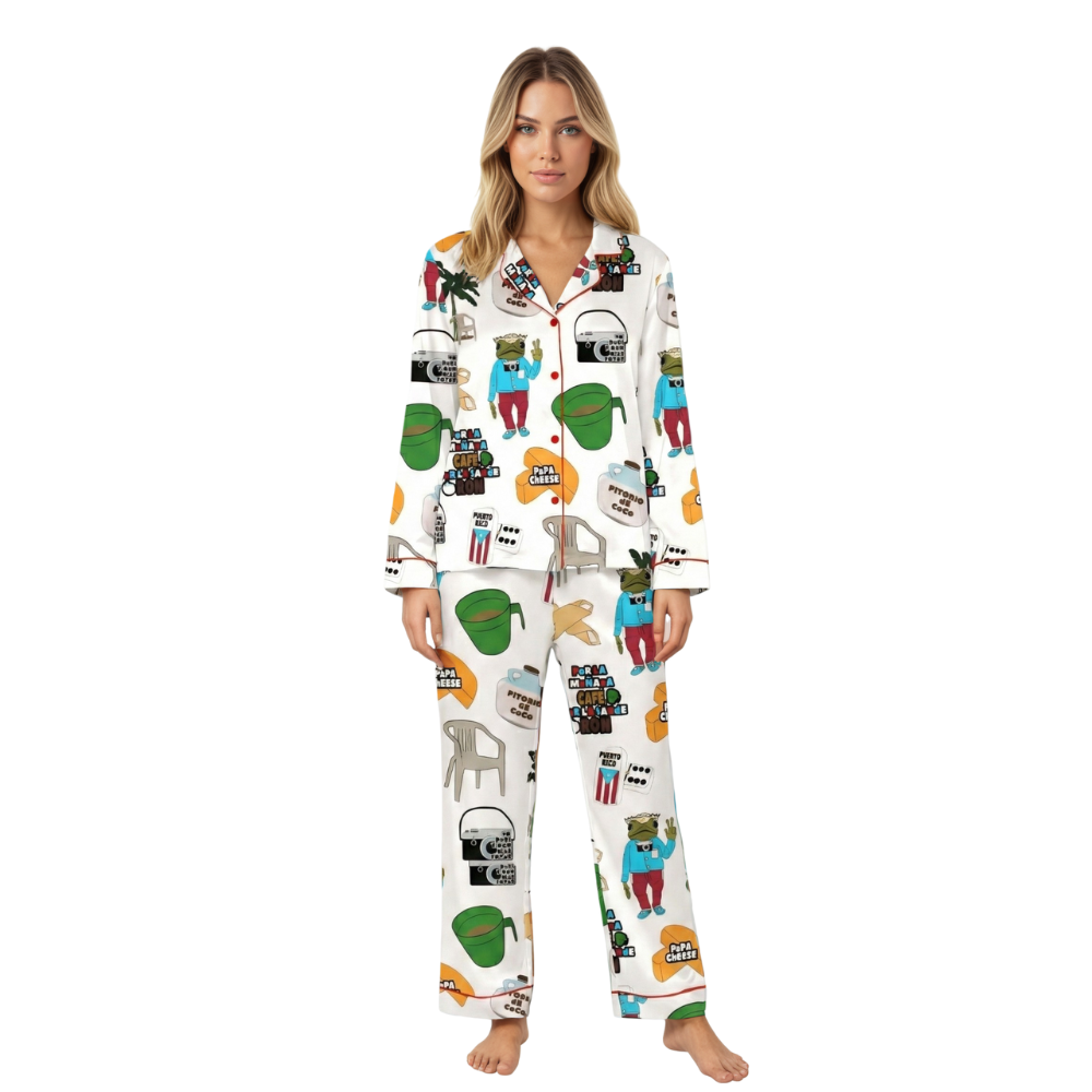 Baile Inolvidable Puerto Rico Themed Pajama Set