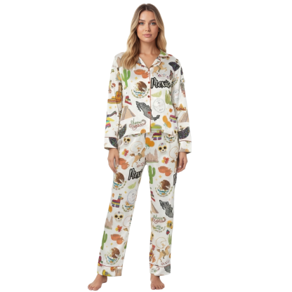 Mexico Printed Pajama Set