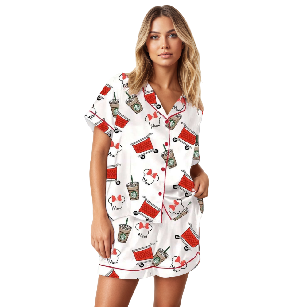 Sips And Trips Target Themed Pajama Set