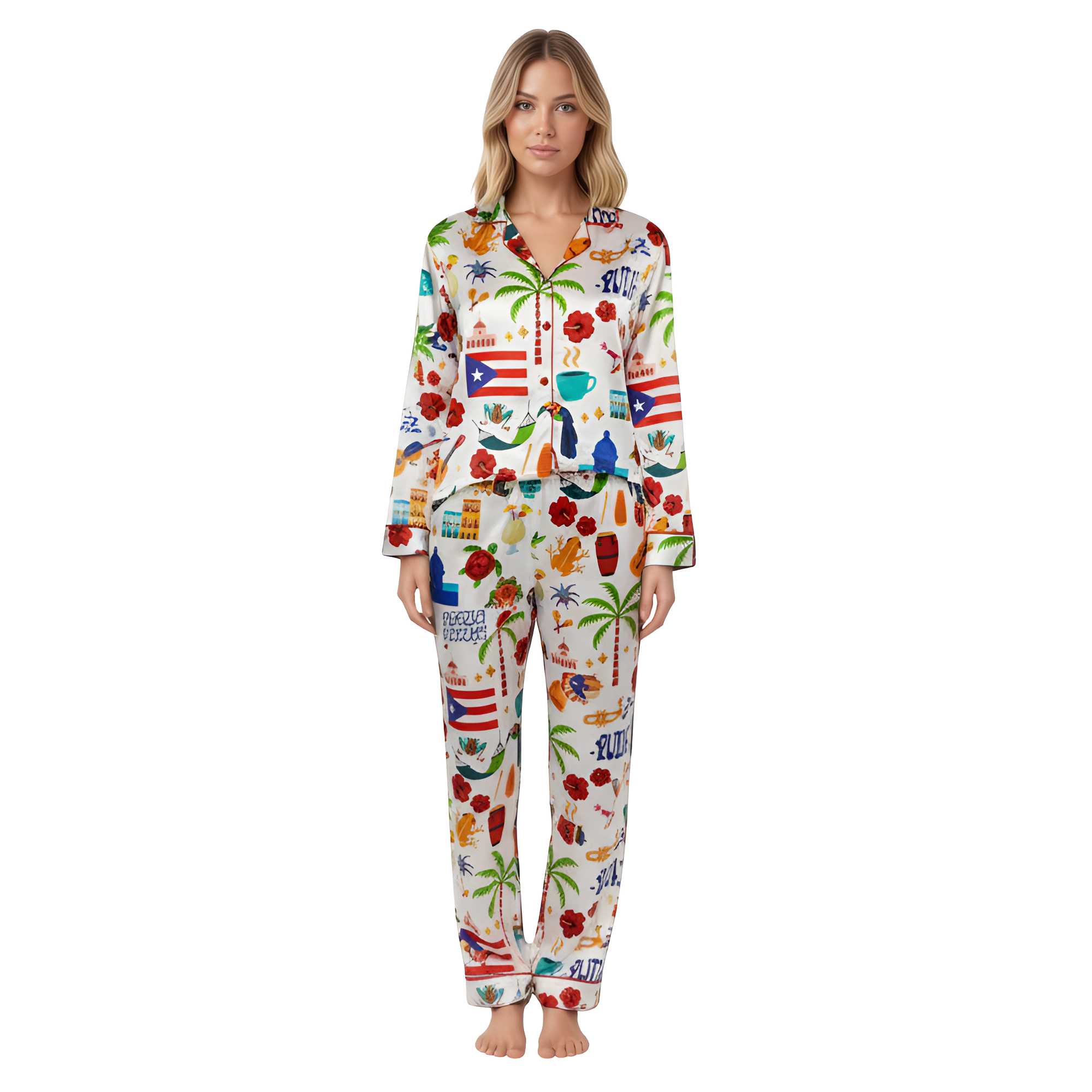 Puerto Rico Tropical Pajama Set