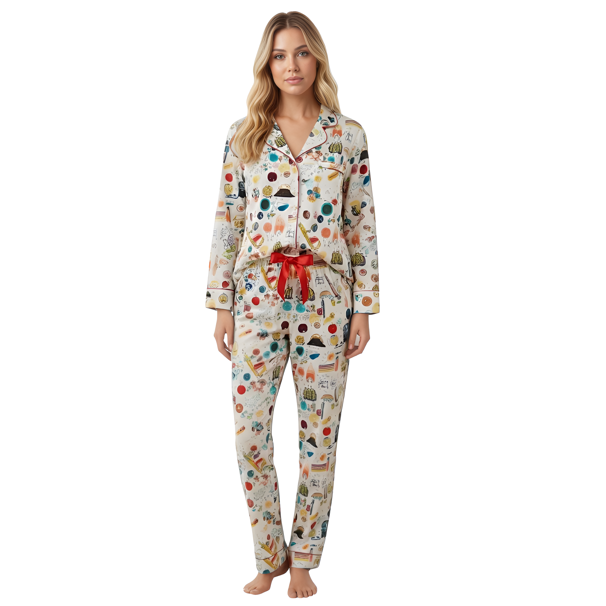 Education Inspired Pajamas With School Pattern Designs