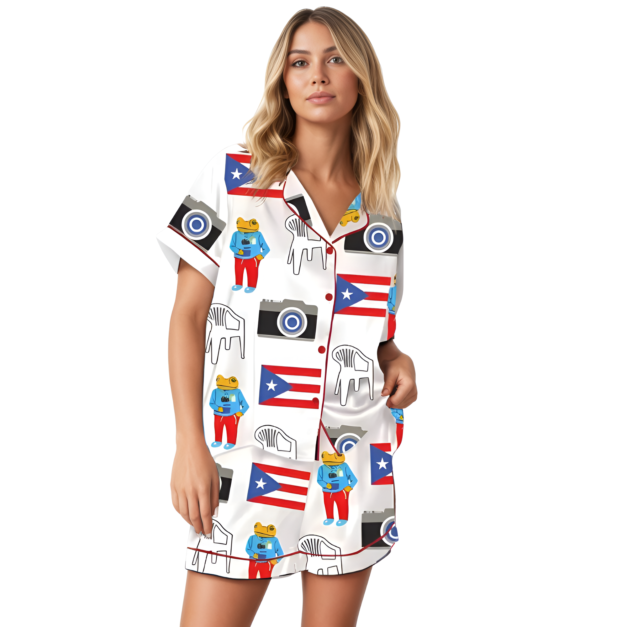 DTMF Puerto Rico Bad Bunny Pajama Set