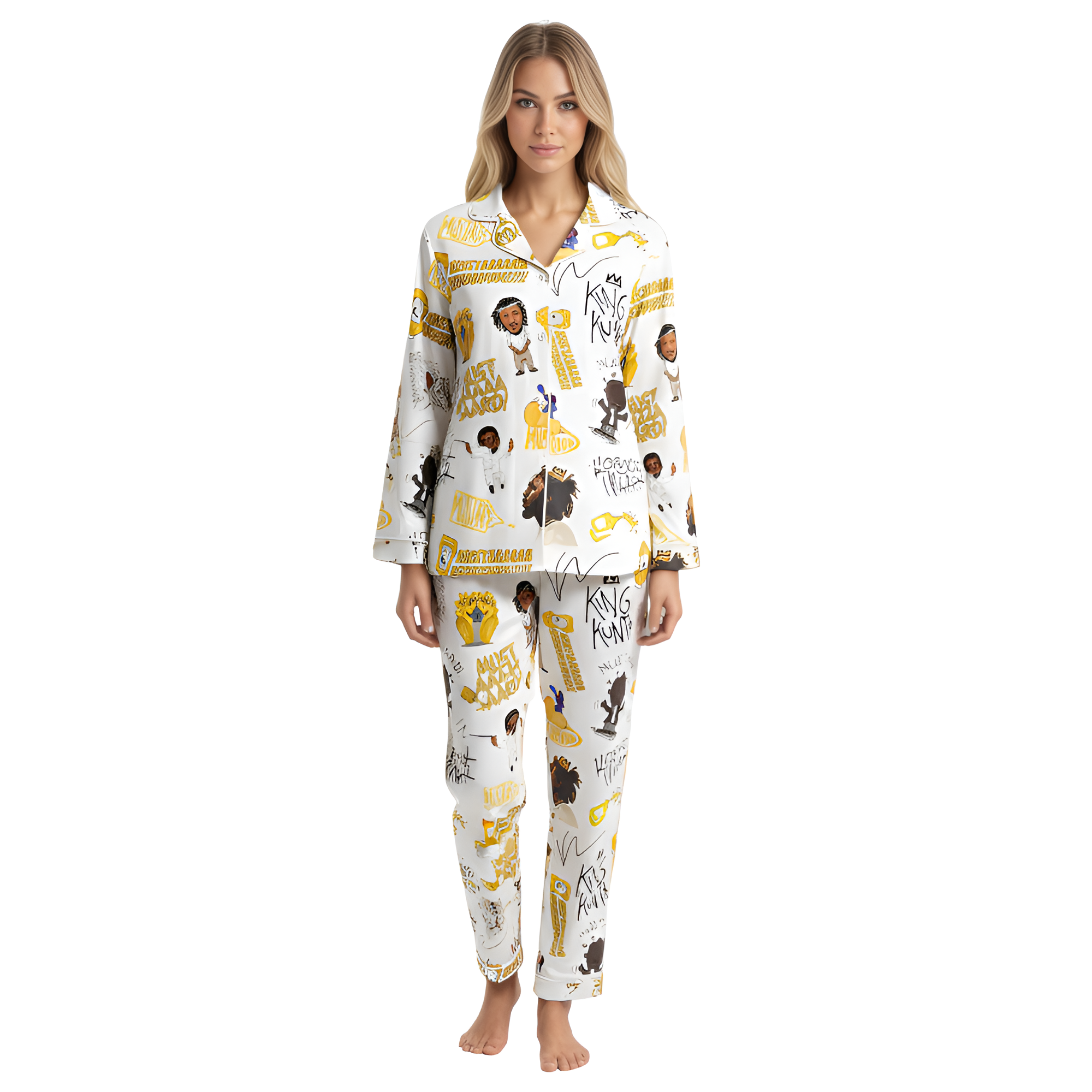 Kendrick Lamar Not Like Us Hip Hop Holiday Pajama Set