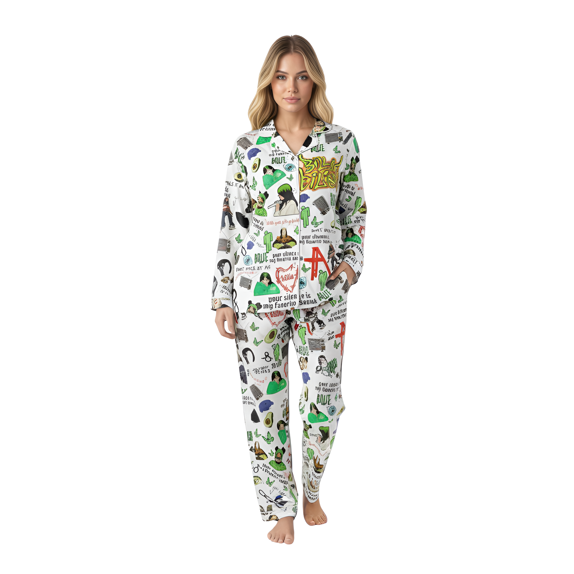 Billie Eilish Your Silence Is My Favorite Sound Pajama Set