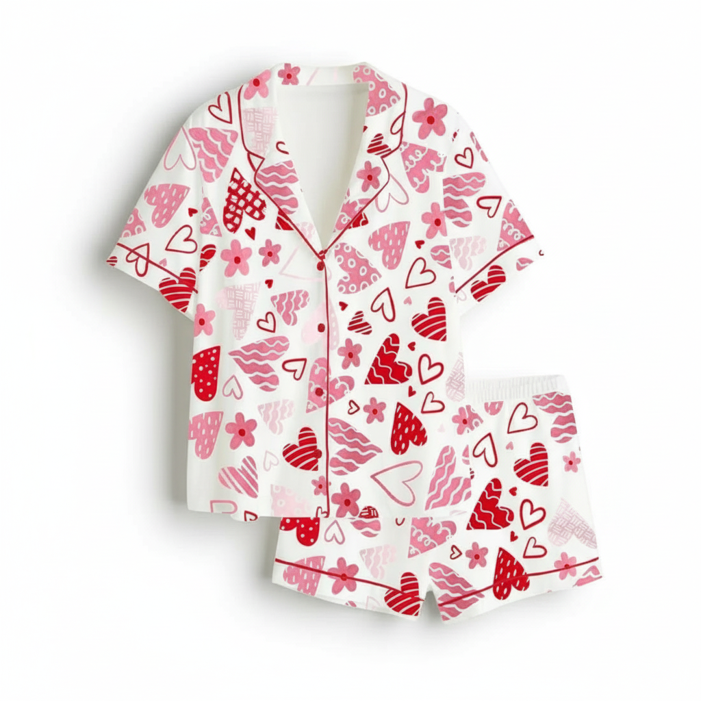 Valentine Themed Pajama Set