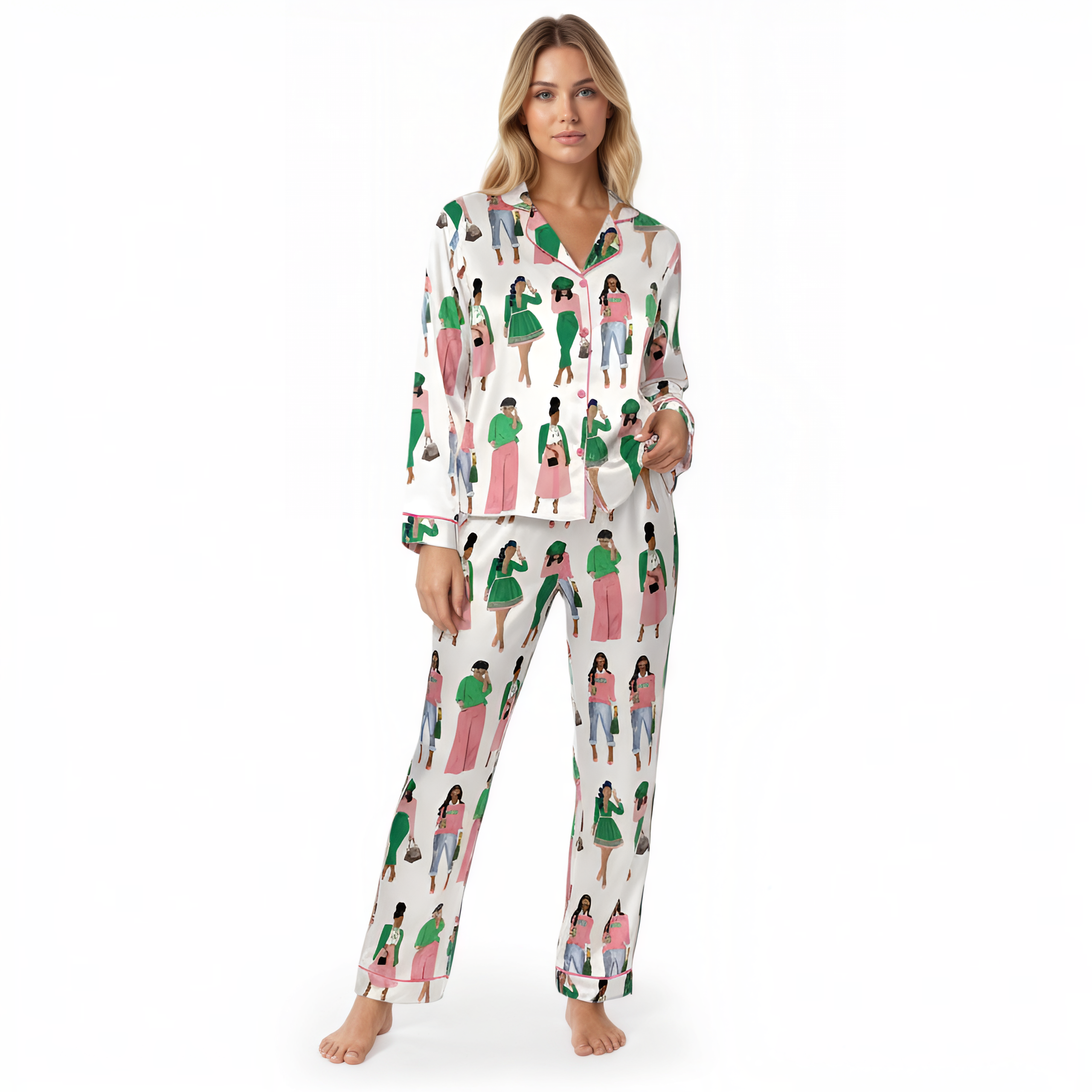Sisterhood Inspired Printed Pajama Set