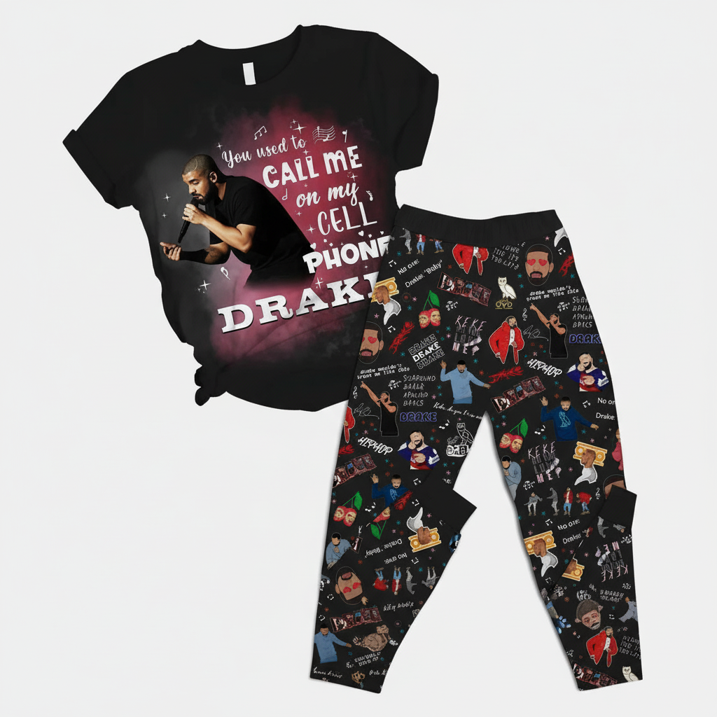 Comfortable Drake Pajama Set For Fans And Tours