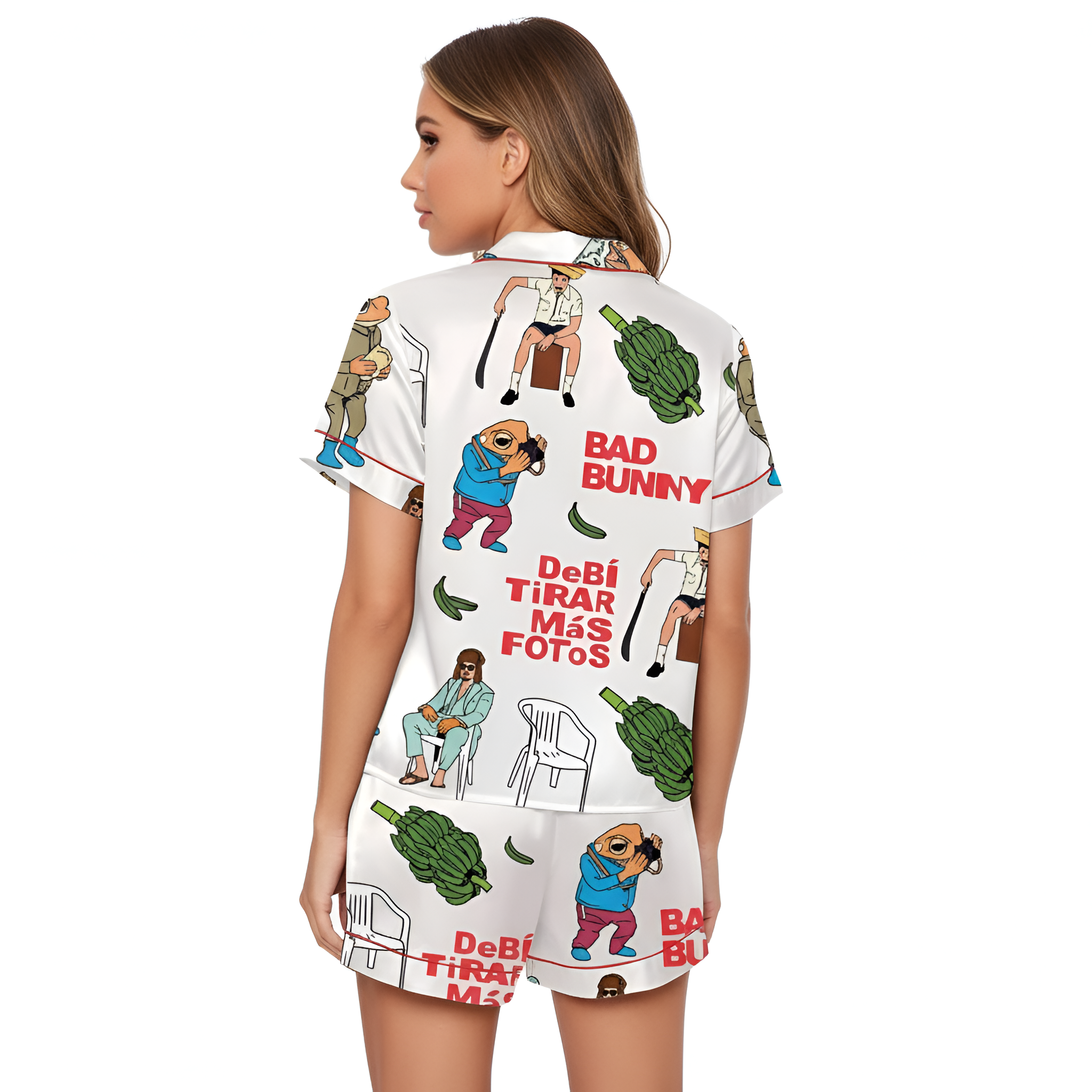 Bad Bunny Debi Tirar Mas Fotos Album Pajama Set