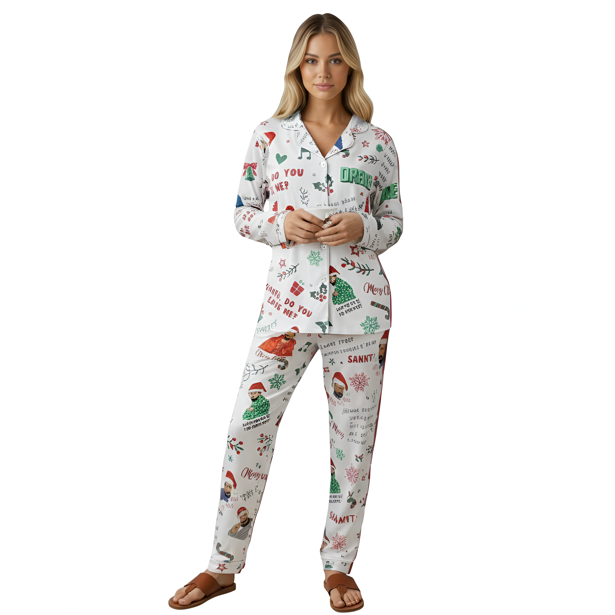 Cozy Drake Christmas Pajama Set For Kids