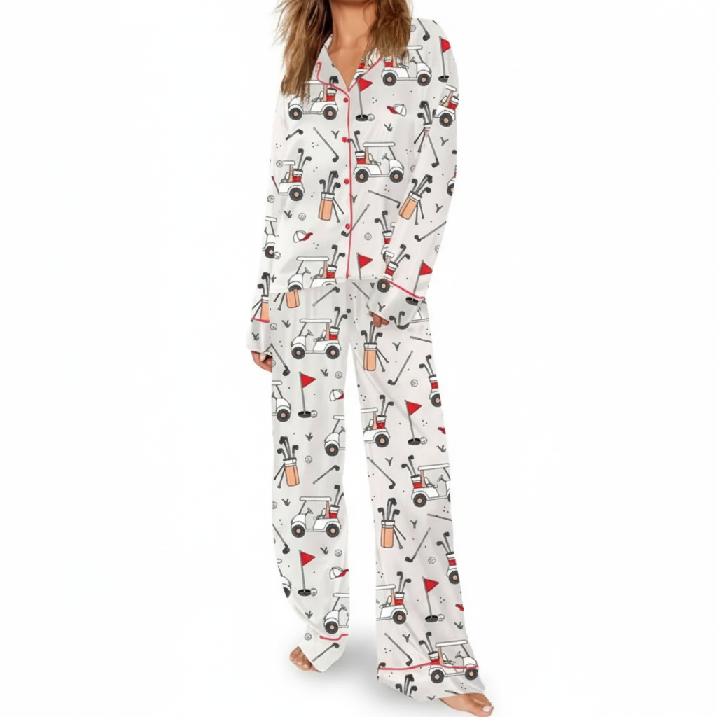 Golf Sport Themed Pajama Set