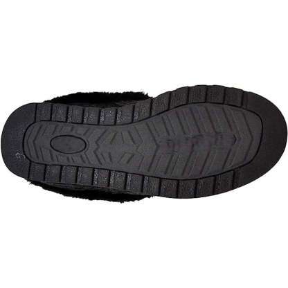 Cable Knit Memory Form Slipper With Rubber Sole