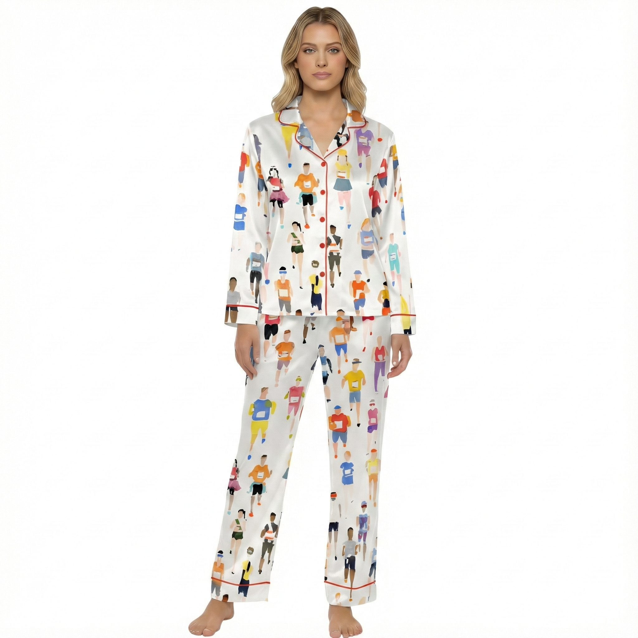Marathon Runner Themed Pajama Set