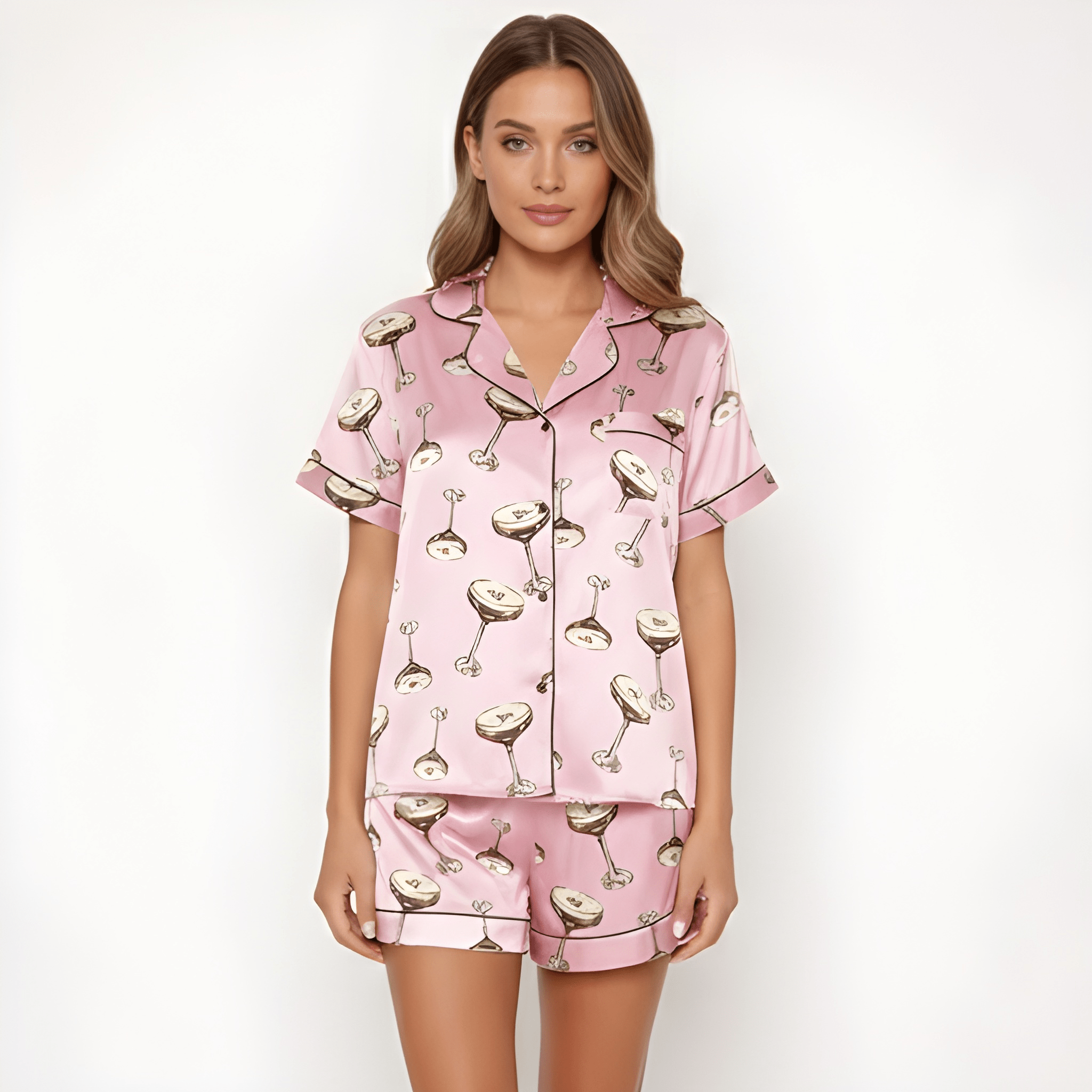 Comfy Satin Pajama Set For Women