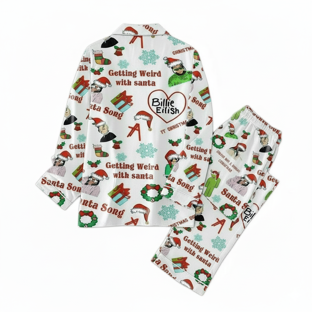 Billie Eilish Christmas Pajama Set