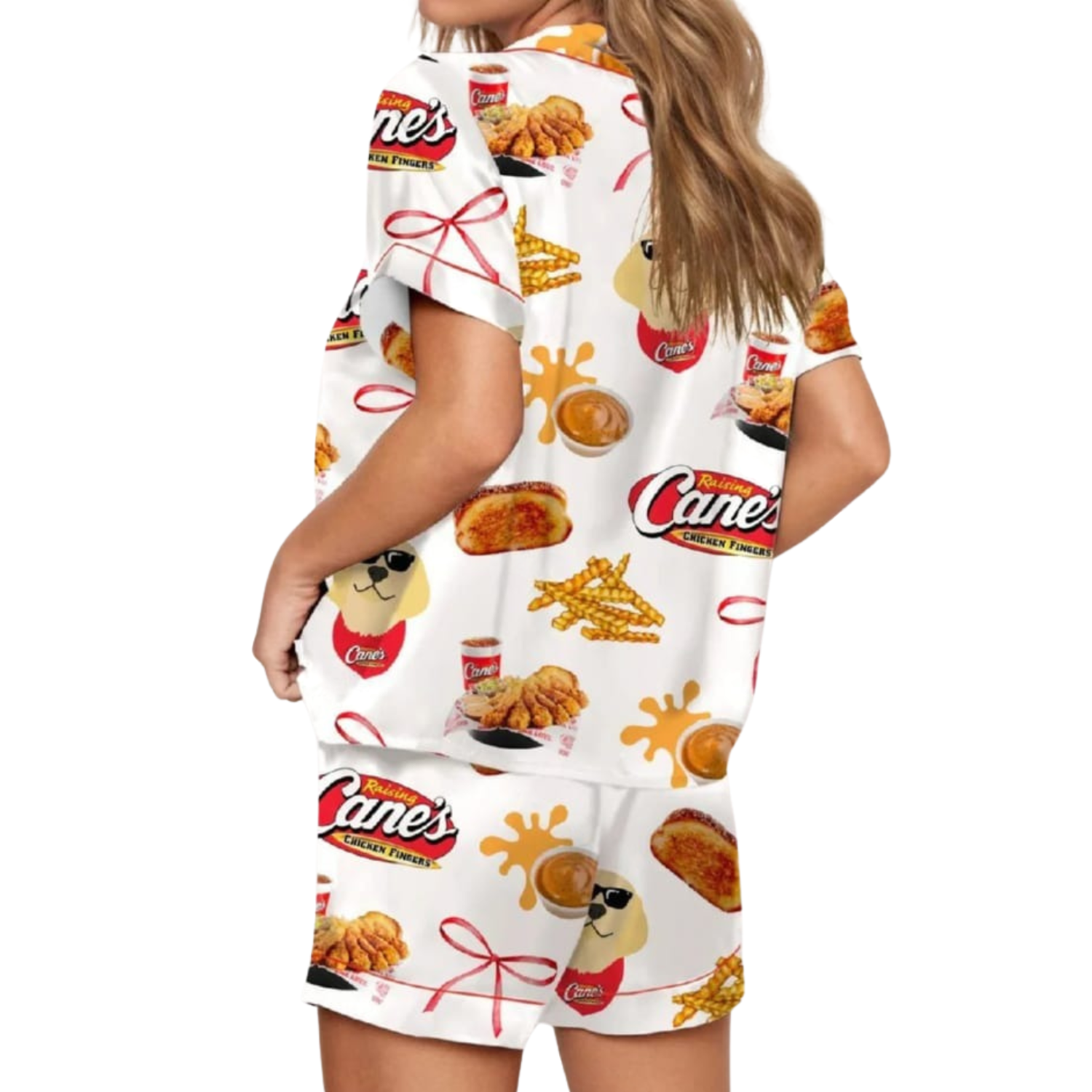 Raising Canes Chicken Printed Pajama Set 