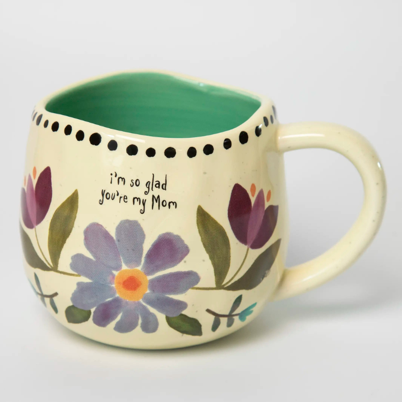 Printed Text Ceramic Coffee Mug With Cozy And Inspirational Designs