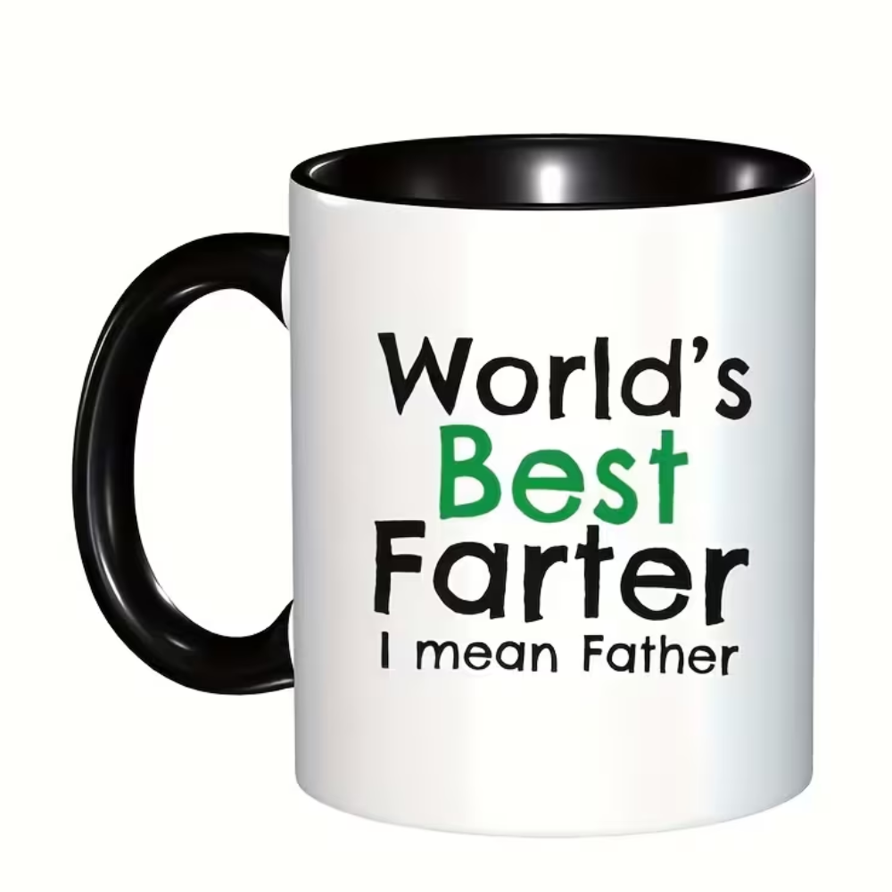 Ceramic Funny Coffee Mug for Dad Humorous Themed Drinkware 1pc