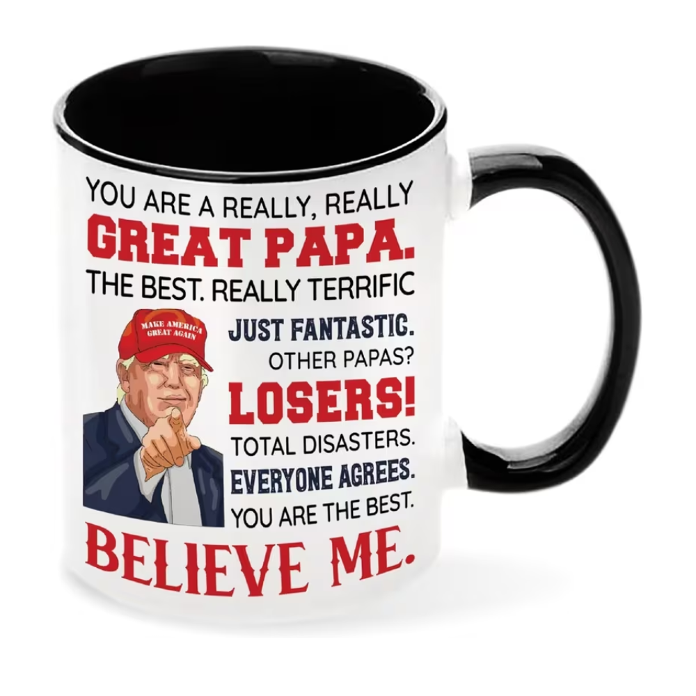 11 oz Ceramic Funny Papa Coffee Mug Office Drinkware 1pc