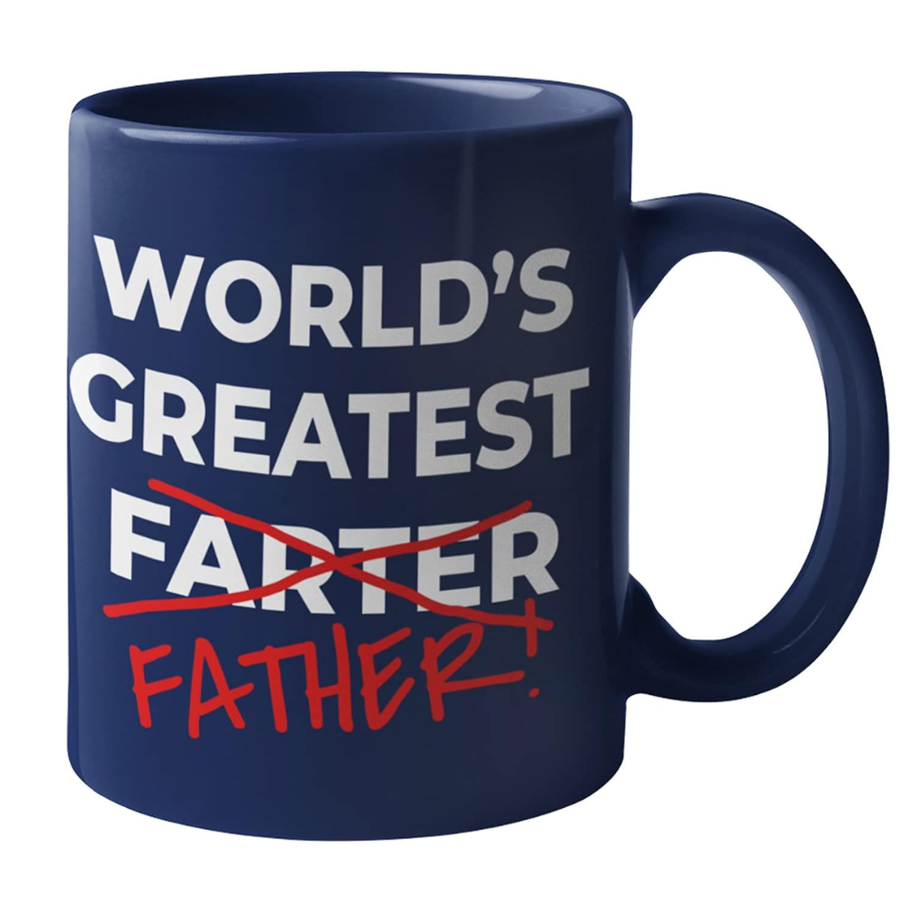 Ceramic Funny Best Farter Ever Coffee Mug for Dad Novelty Drinkware