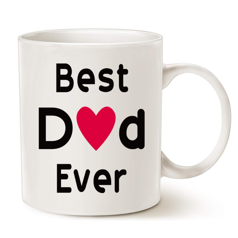 11 oz Ceramic Best Dad Ever Coffee Mug Drinkware