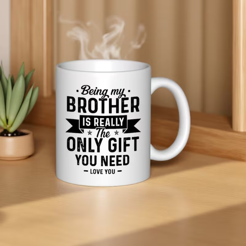 Coffee Mugs Designed for Brothers 