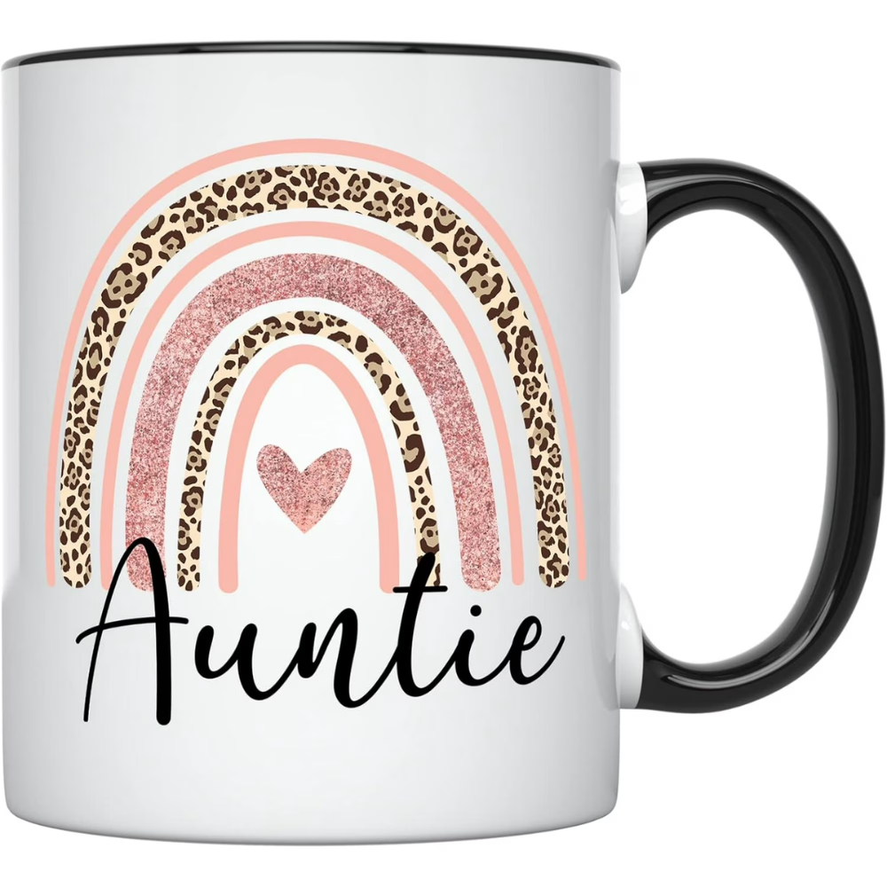 Designs Auntie Mug, 11 Ounces, Aunt Coffee Mug from Niece and Nephew