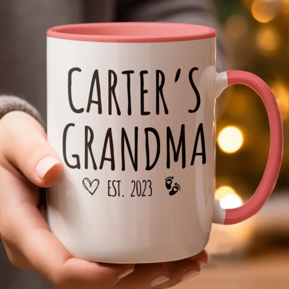 Custom Grandma Mug, Name Mug, Grandma Gifts, Mug