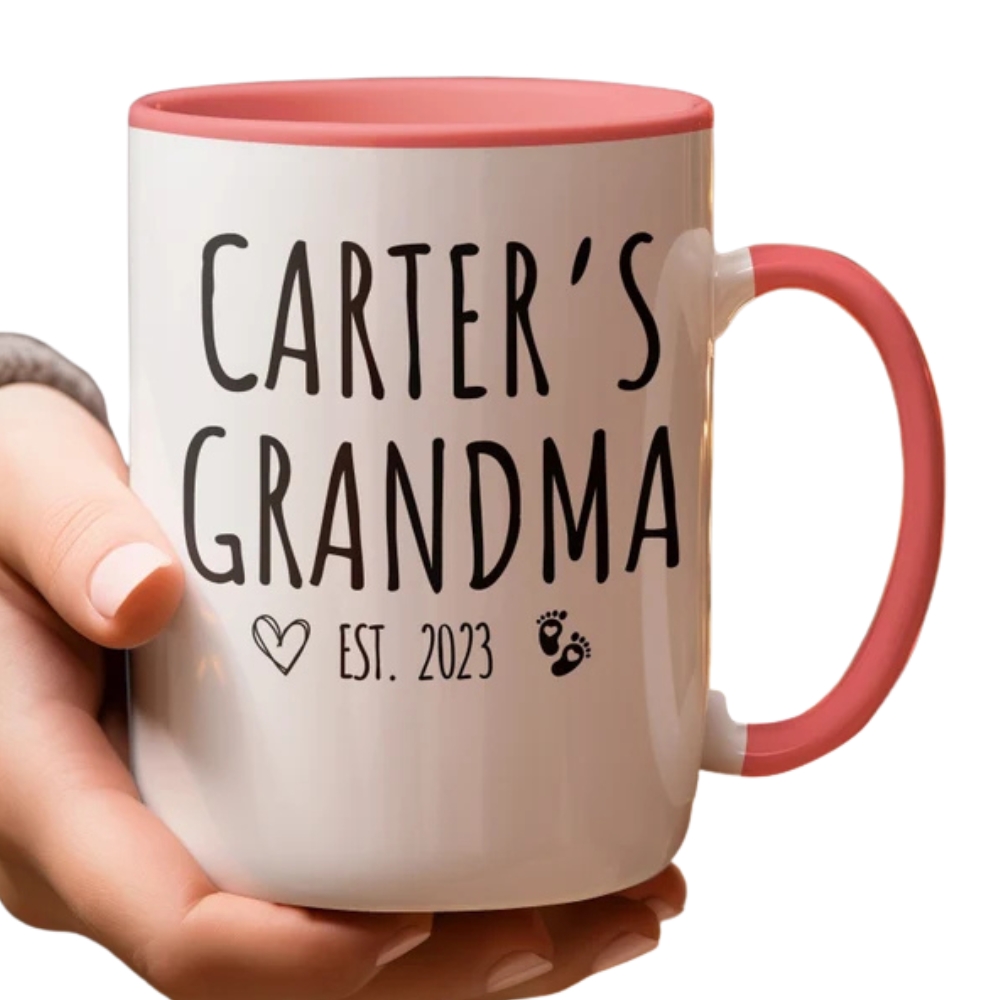 Custom Grandma Mug, Name Mug, Grandma Gifts, Mug