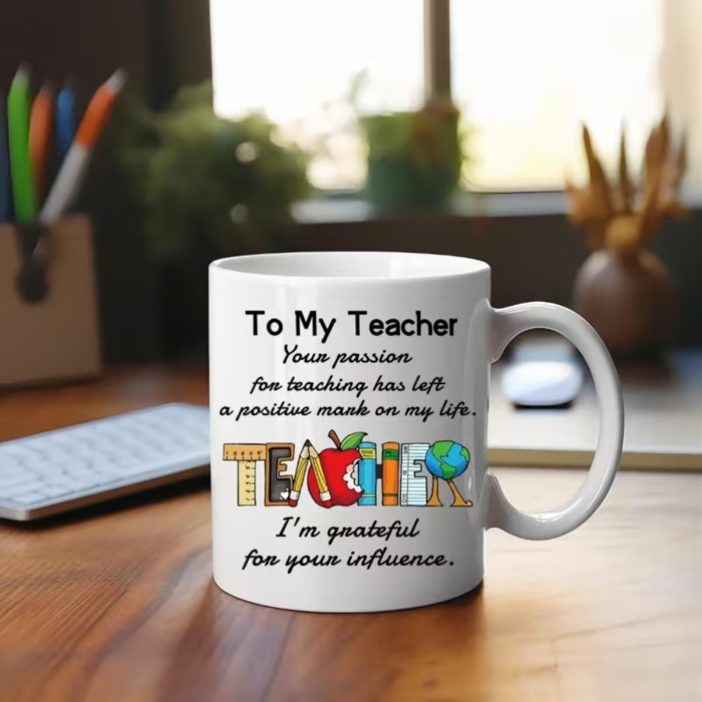 Ceramic Teacher Appreciation Coffee Mug 