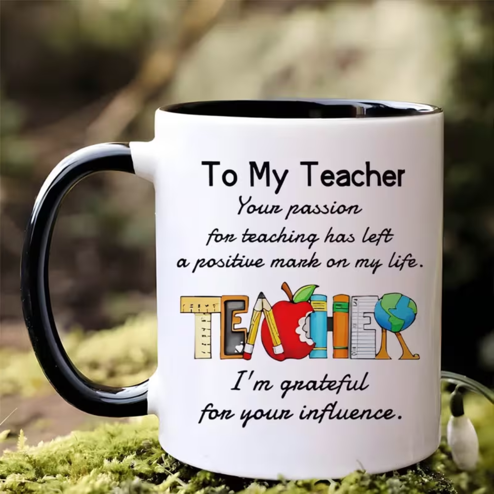 Ceramic Teacher Appreciation Coffee Mug