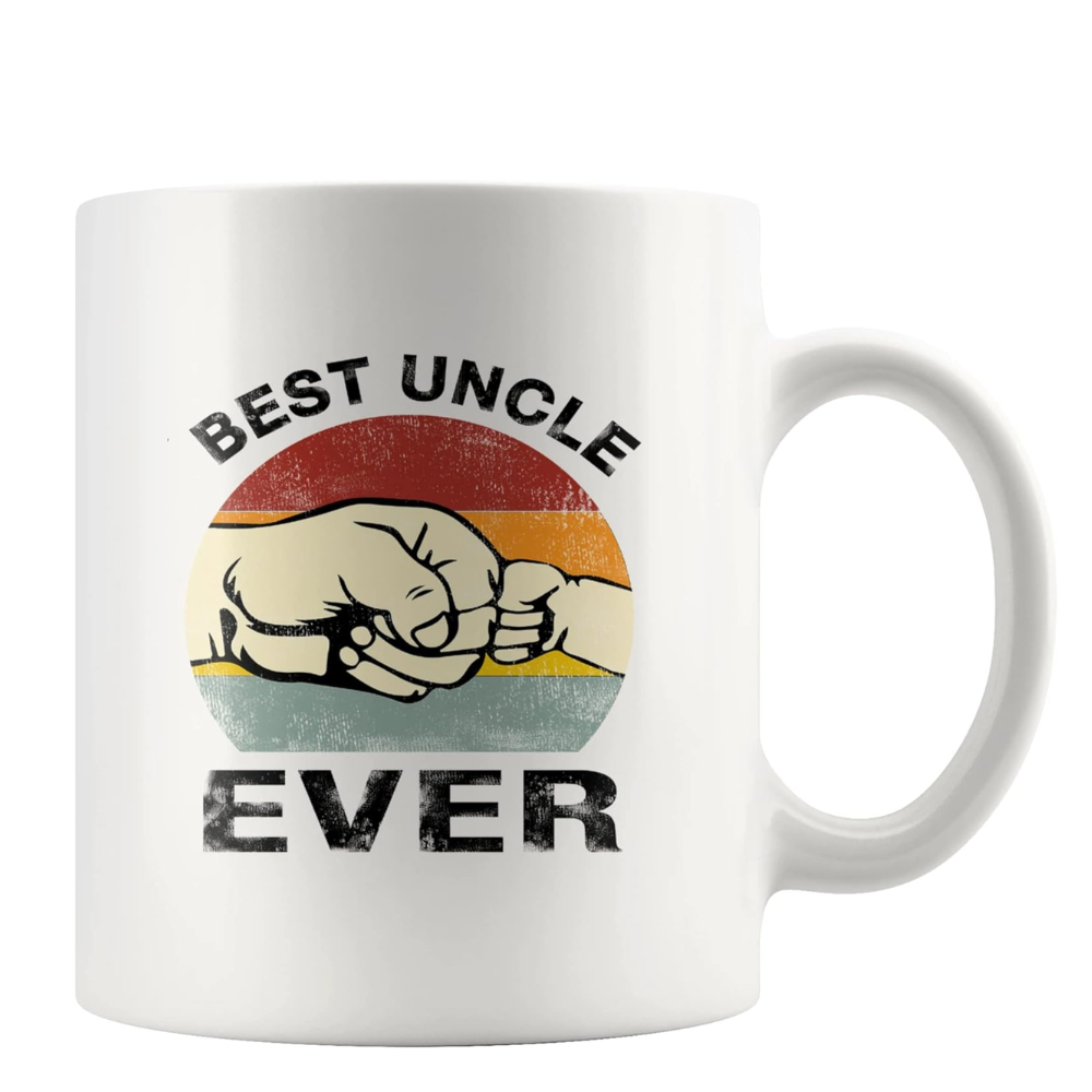 Ceramic Best Uncle Ever Coffee Mug Funny Novelty Drinkware