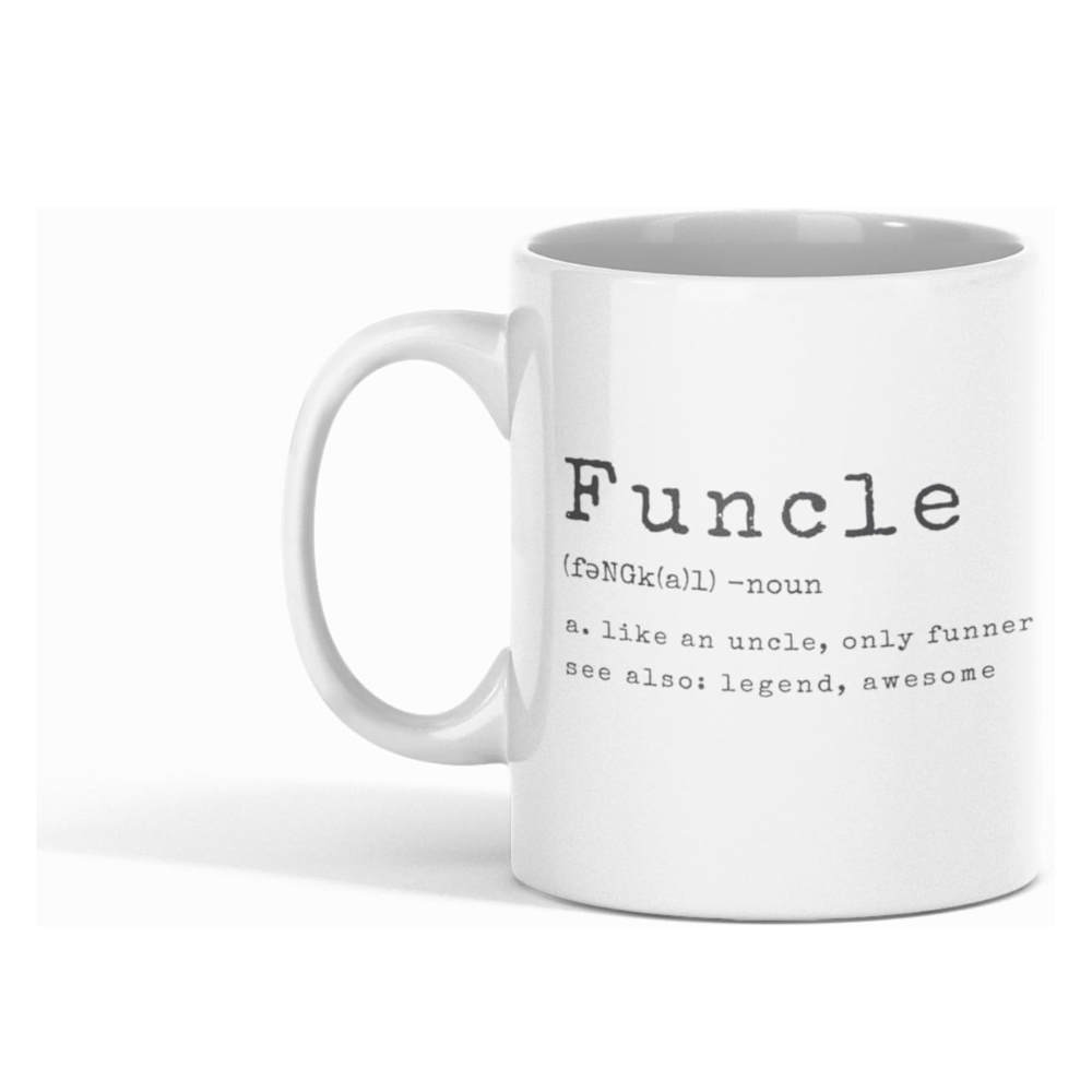 Ceramic Funcle Like a Normal Uncle Coffee Mug Funny Drinkware