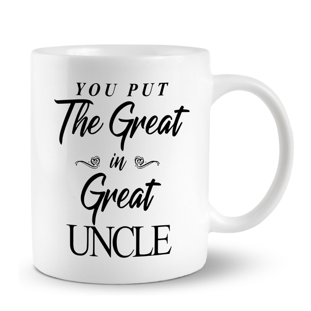 11 oz Ceramic Great Uncle Quote Coffee Mug Drinkware