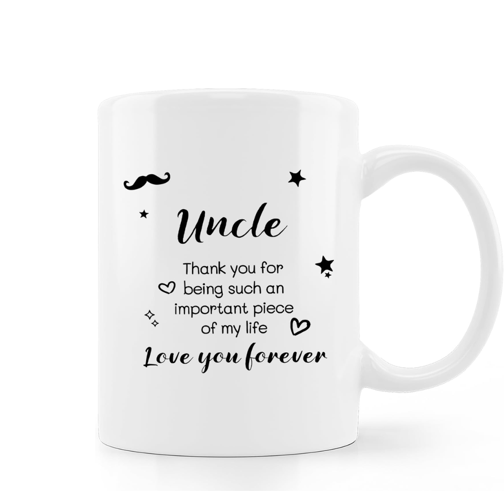 11 oz Ceramic Thank You Uncle Coffee Mug Gift Drinkware