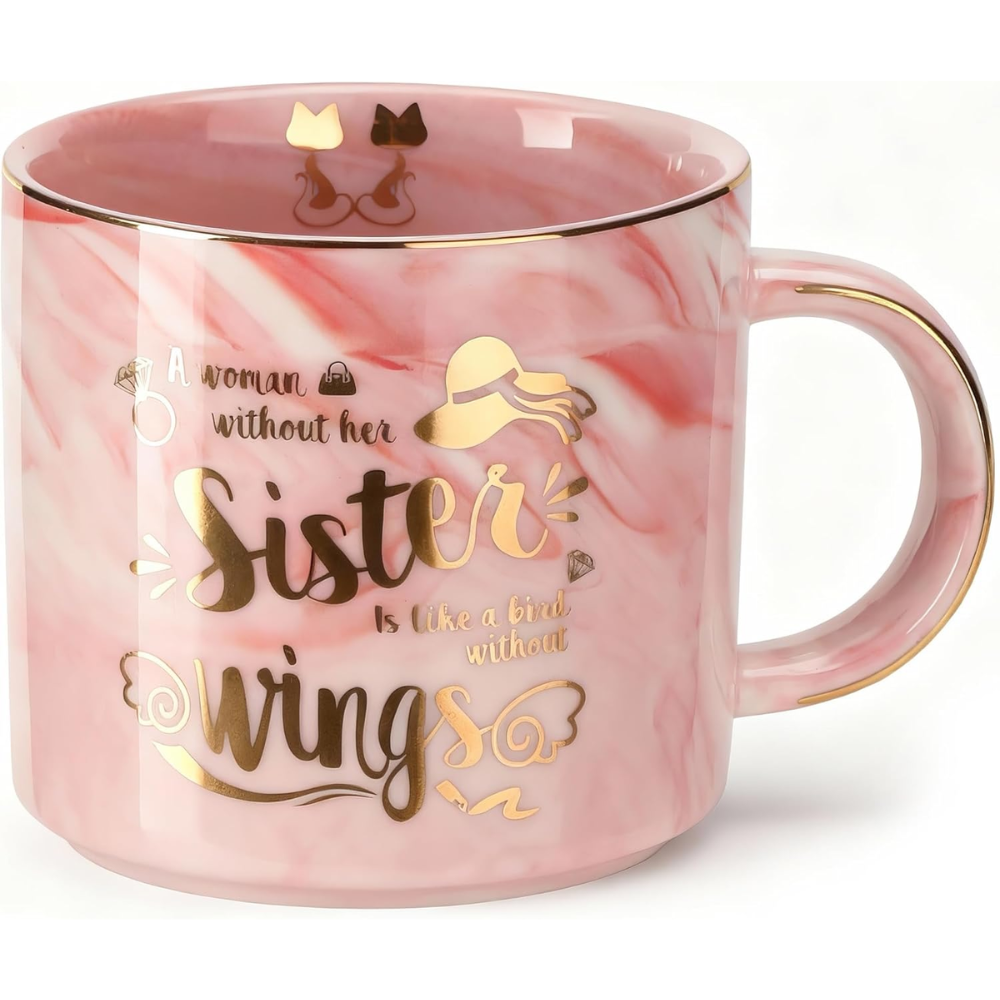 Sister Gift - A Woman without Her Sister is Like A Bird without Wings Pink