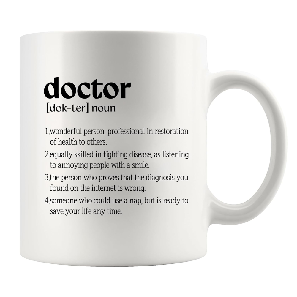 11 oz Ceramic Doctor Definition Coffee Mug Graduation Drinkware