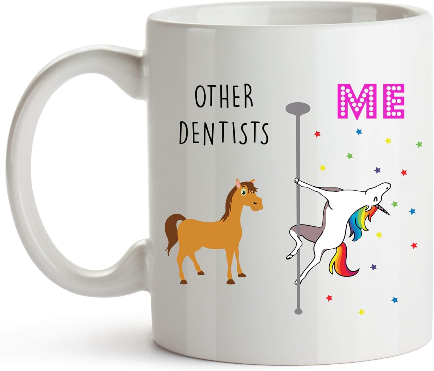 Unicorn Theme Dentist Coffee Mug Cute Dental Gift for Women Dentist Mug 11 Oz