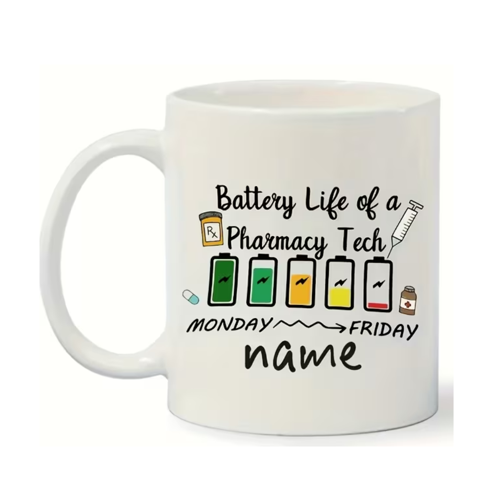 Personalized Doctor Ceramic Coffee Mug with Name and Date Drinkware