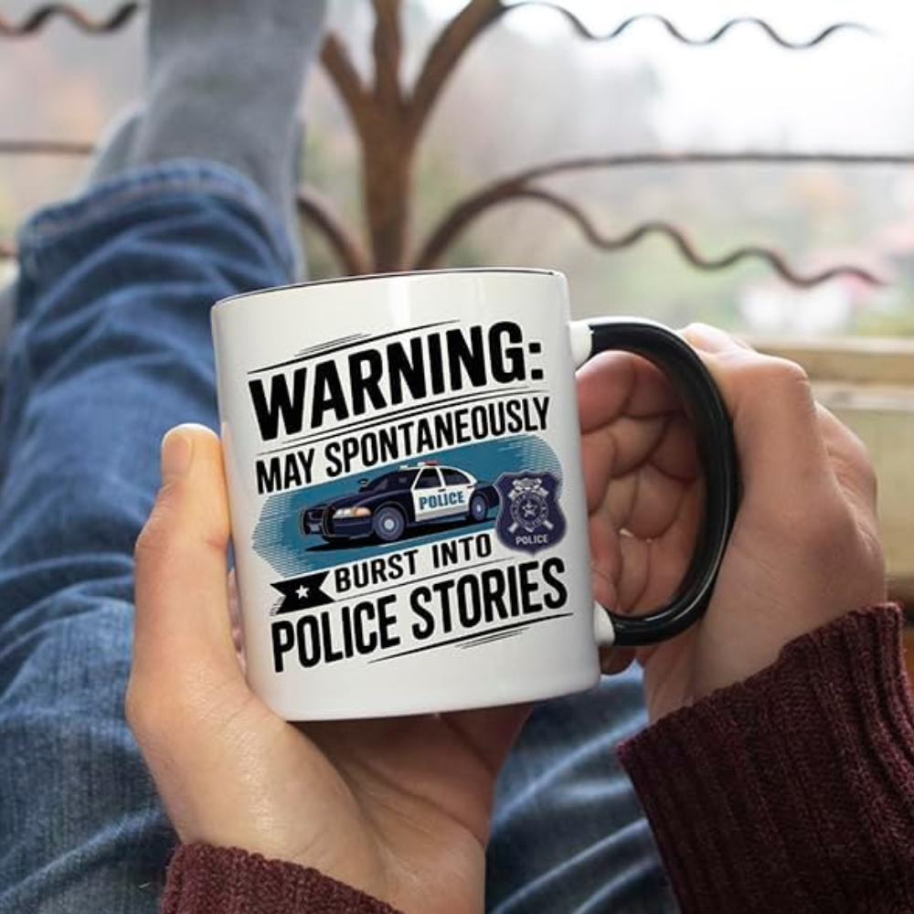 11 oz Ceramic Funny Police Officer Coffee Mug Law Enforcement Drinkware