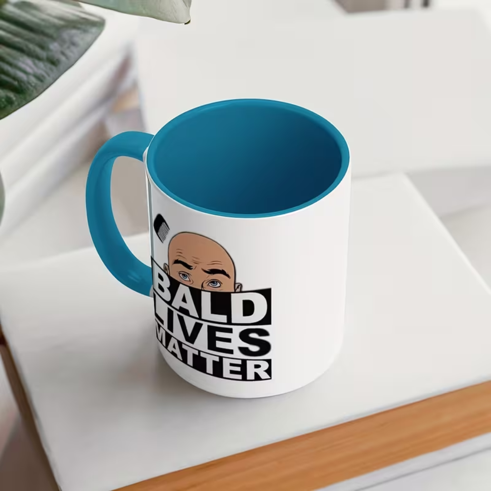 1 Piece Of Bald Lives Matter Funny Coffee Mug