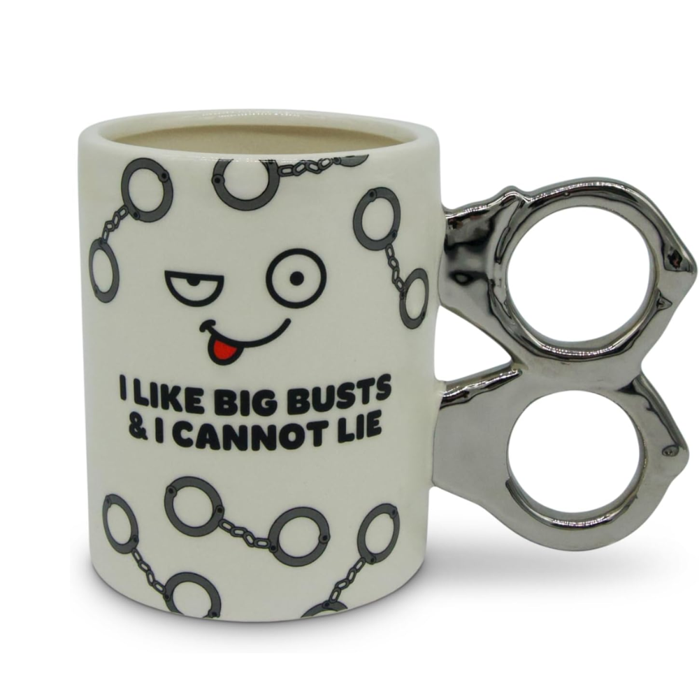 12 oz Ceramic Funny Police Busts Quote Coffee Mug Law Enforcement Drinkware