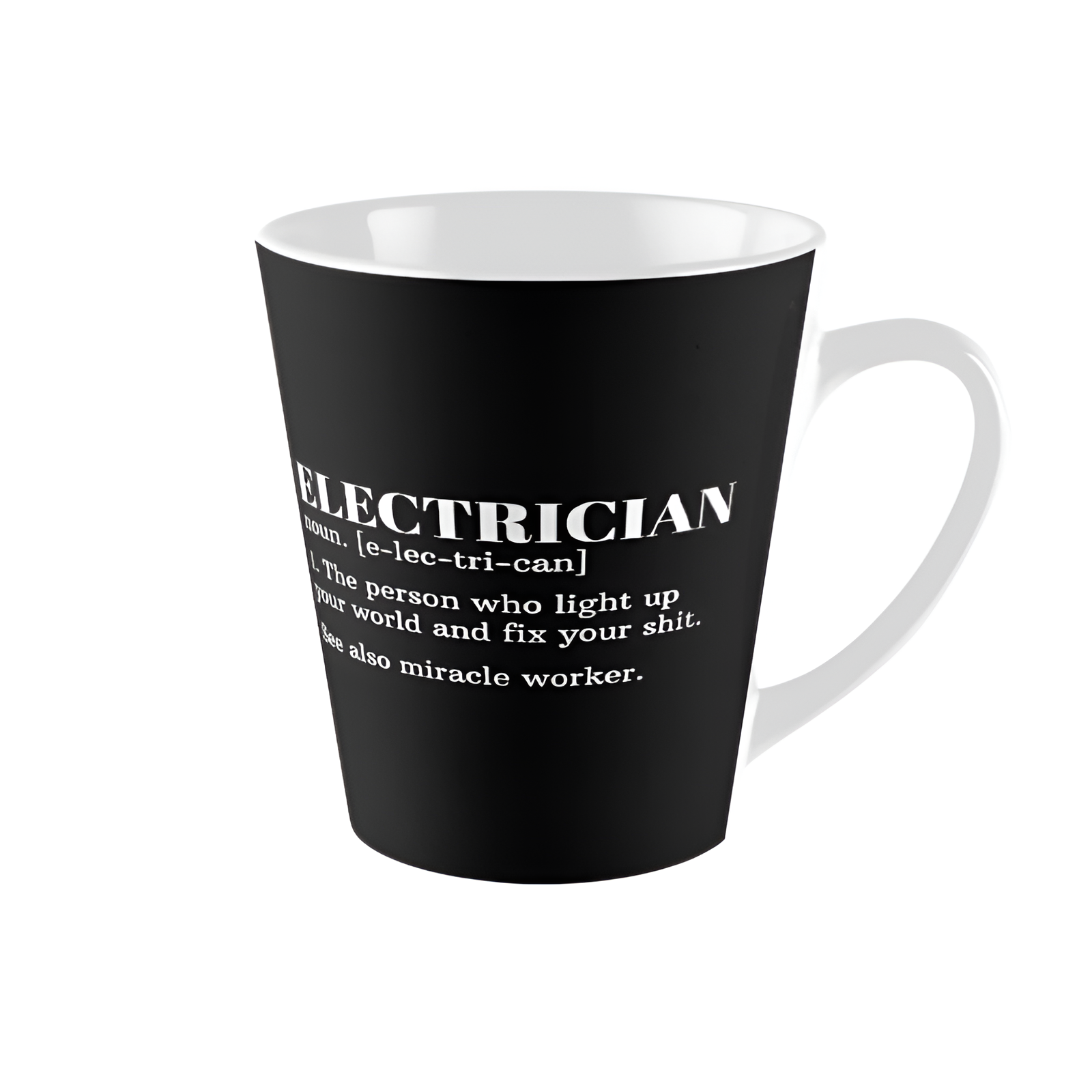 Electrician Definition Printed Ceramic Coffee Mug
