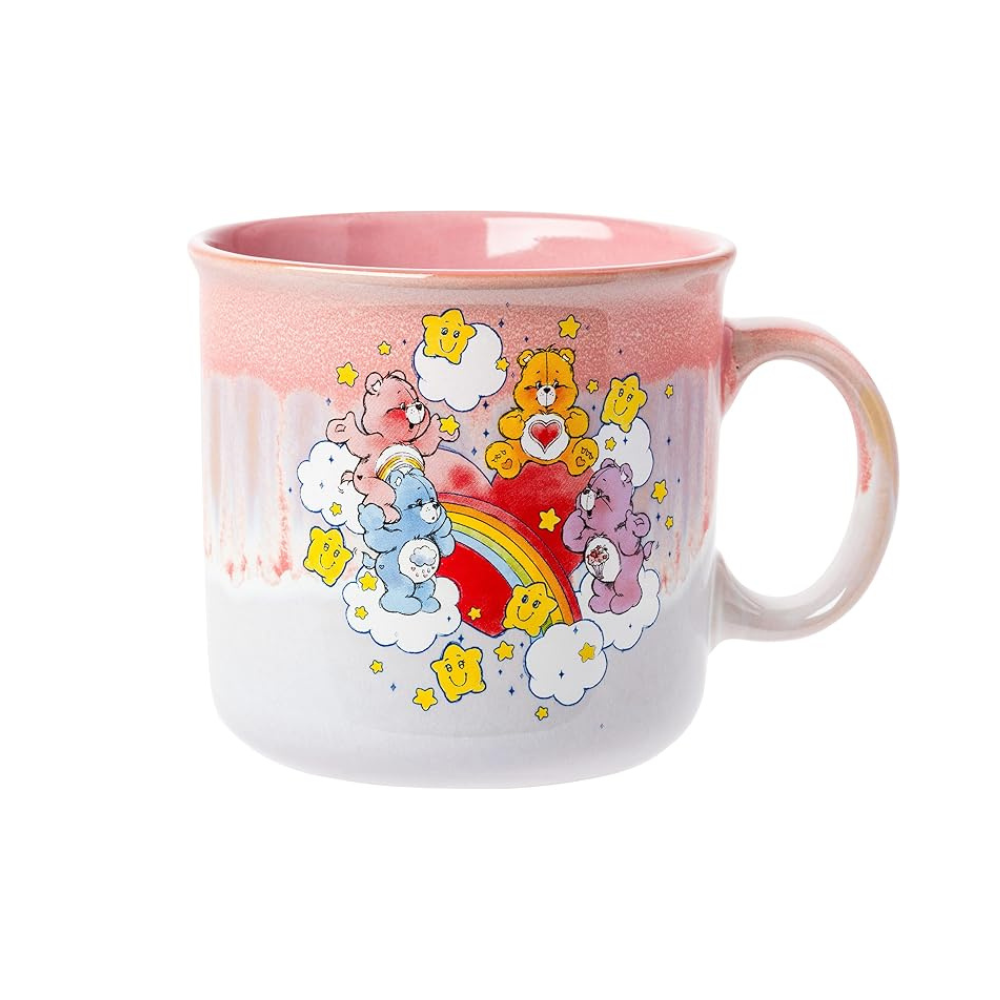 Rainbow Stars Camper Ceramic Mug-Mineral Mug